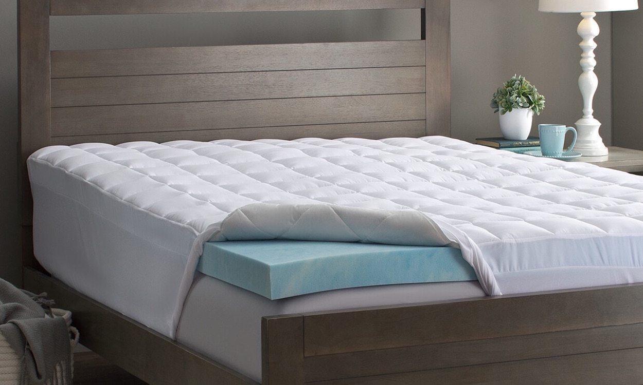five zone memory foam mattress topper